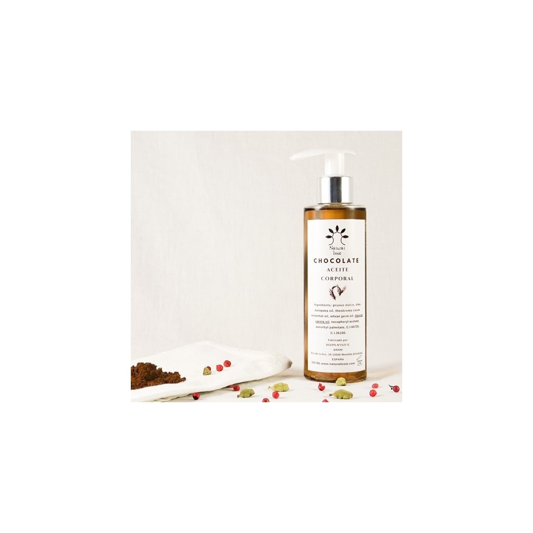 aceite corporal chocolate de natural issie